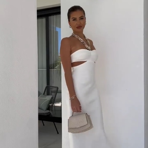 ZARA CUT OUT CHAIN DRESS - Picture 9 of 11